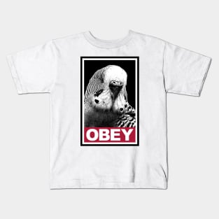 Obey the Budgie Kids T-Shirt